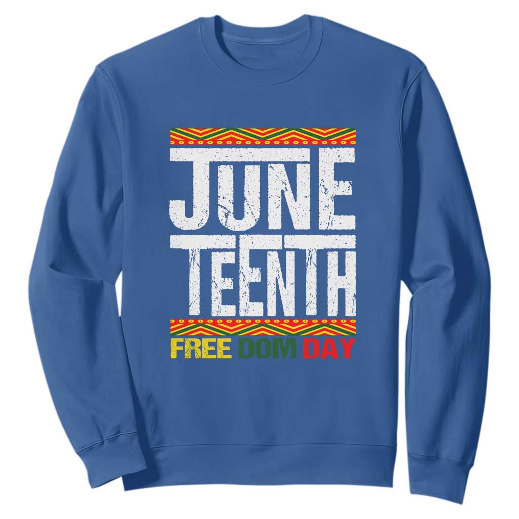 Juneteenth Freedom Day Sweatshirt Since 1865 Black History Month TS01