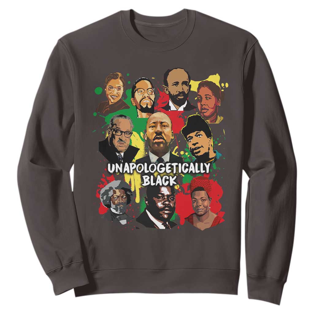 Civil Rights Leaders Sweatshirt Unapologetically Dope Black Inspiration TS02
