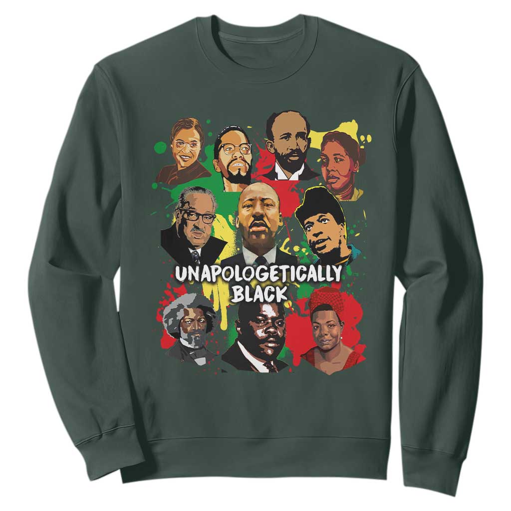 Civil Rights Leaders Sweatshirt Unapologetically Dope Black Inspiration TS02