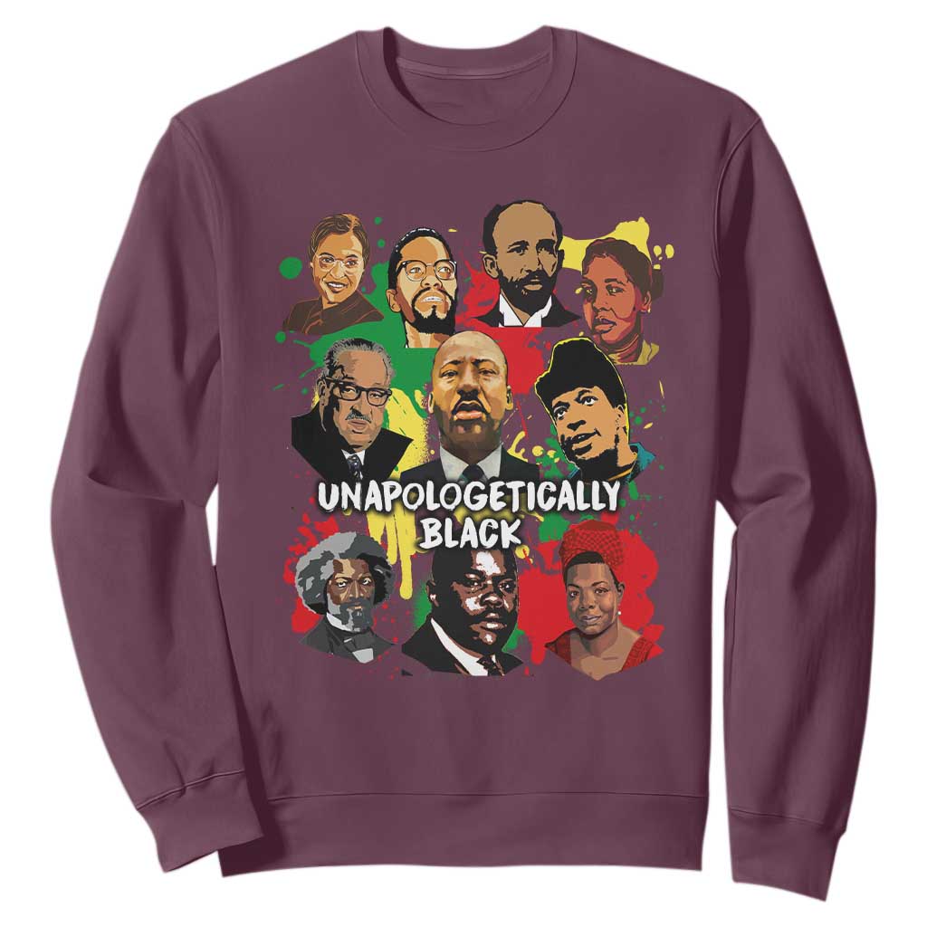 Civil Rights Leaders Sweatshirt Unapologetically Dope Black Inspiration TS02