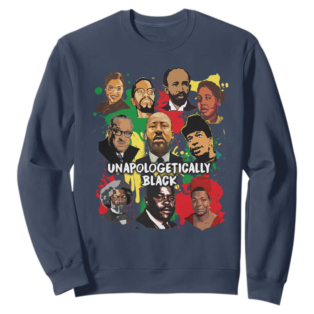 Civil Rights Leaders Sweatshirt Unapologetically Dope Black Inspiration TS02