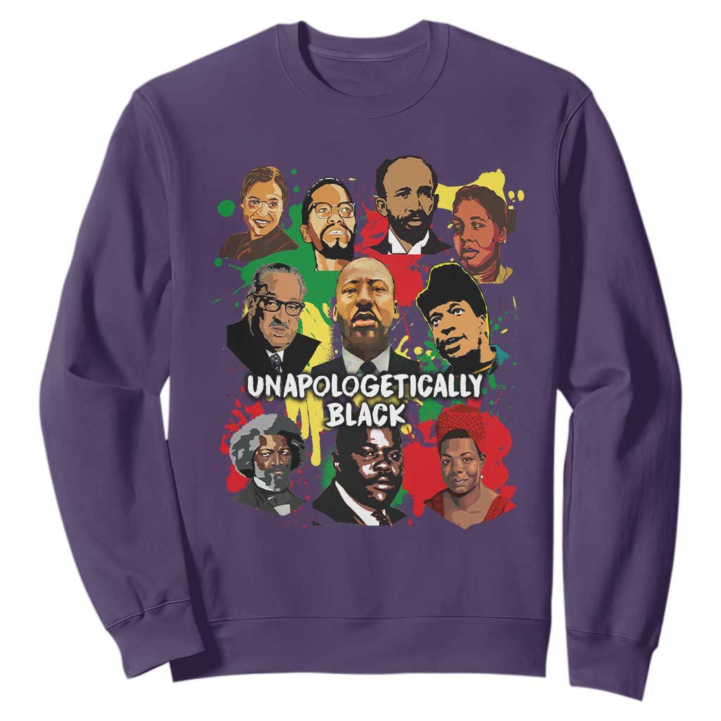 Civil Rights Leaders Sweatshirt Unapologetically Dope Black Inspiration TS02