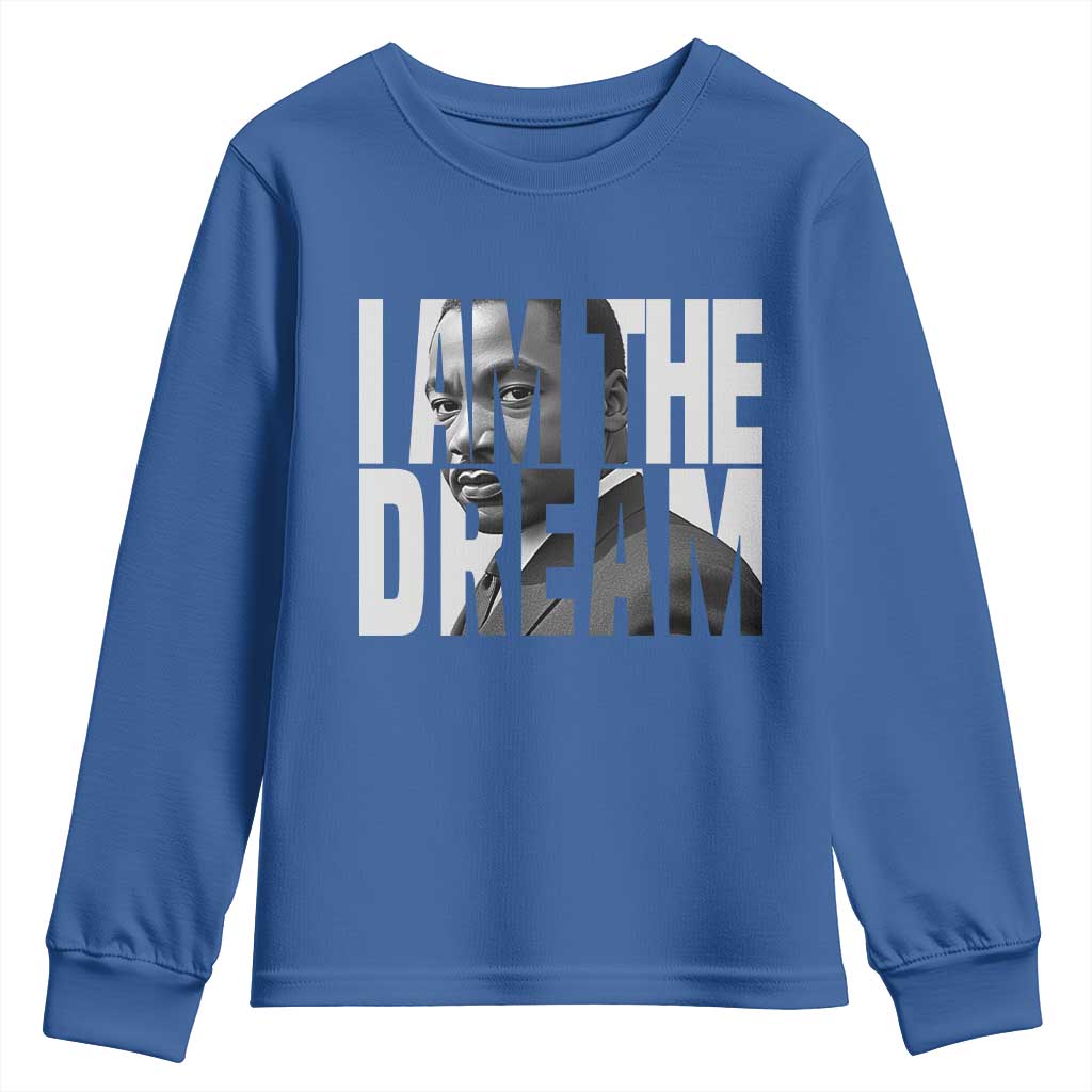 MLK Inspirational I Am The Dream Youth Sweatshirt Martin Luther King Black King Power Black History Month TS02