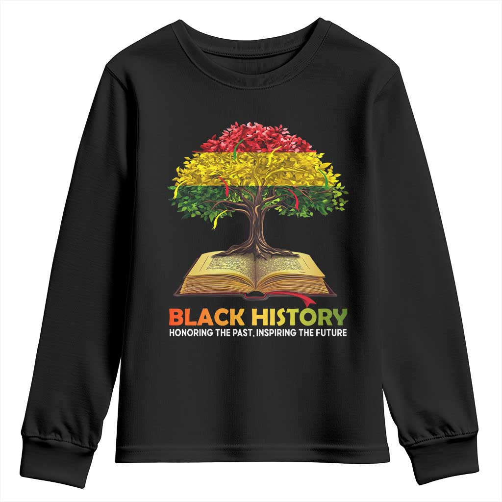 African Roots Pride Youth Sweatshirt Honoring The Past Inspiring The Future Black History Month TS02