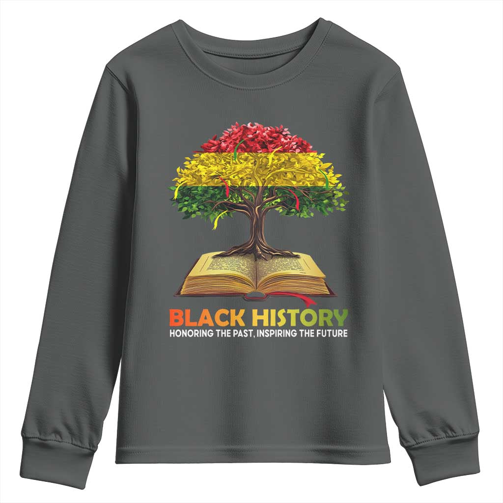 African Roots Pride Youth Sweatshirt Honoring The Past Inspiring The Future Black History Month TS02