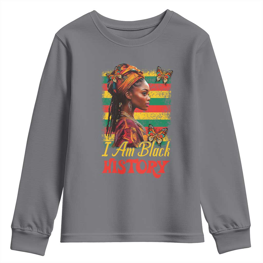 I Am Black History Youth Sweatshirt African Pride Woman TS02
