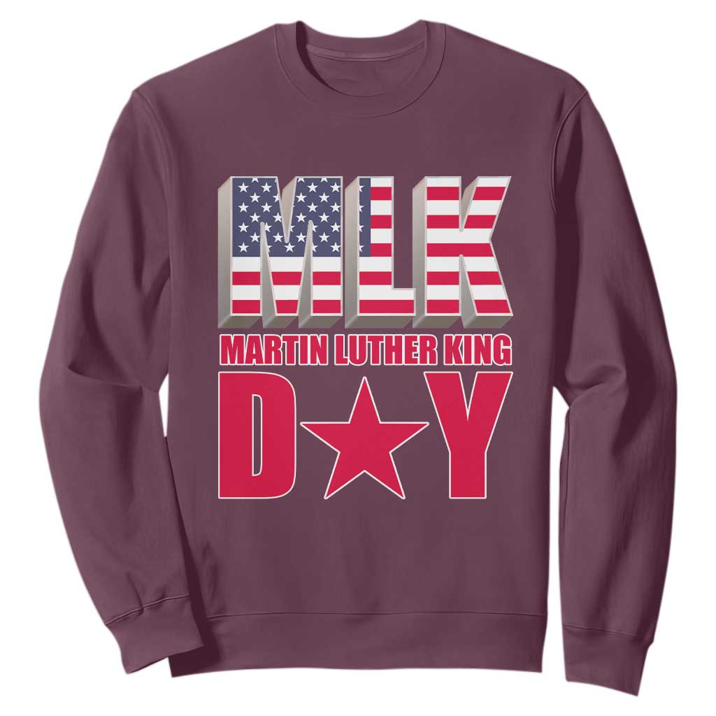 MLK Day Sweatshirt Martin Luther King Jr American Civil Rights Leader TS02