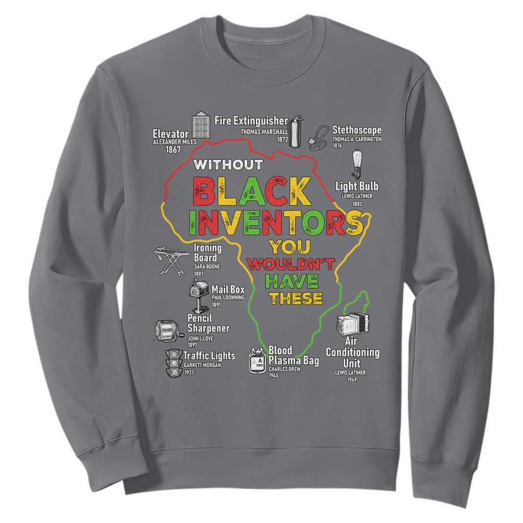 Proud Black Inventors Sweatshirt Black History Month African American Pride TS02