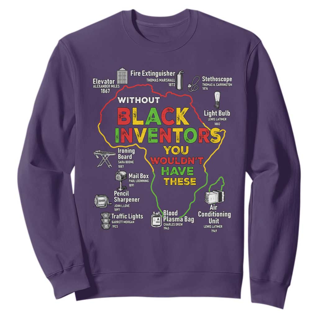 Proud Black Inventors Sweatshirt Black History Month African American Pride TS02