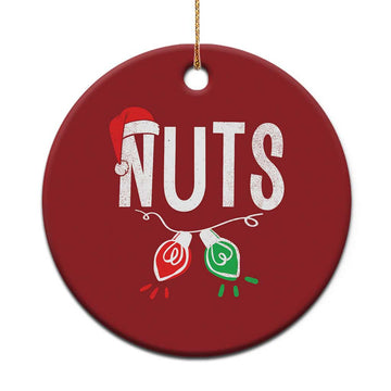 Xmas Matching Couple Christmas Ornament Chestnuts Xmas Funny Nuts TS02