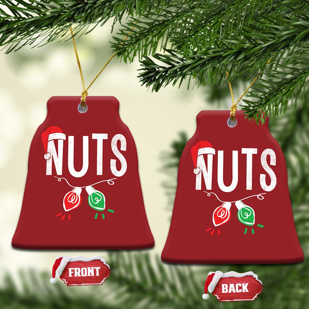 Xmas Matching Couple Christmas Ornament Chestnuts Xmas Funny Nuts TS02