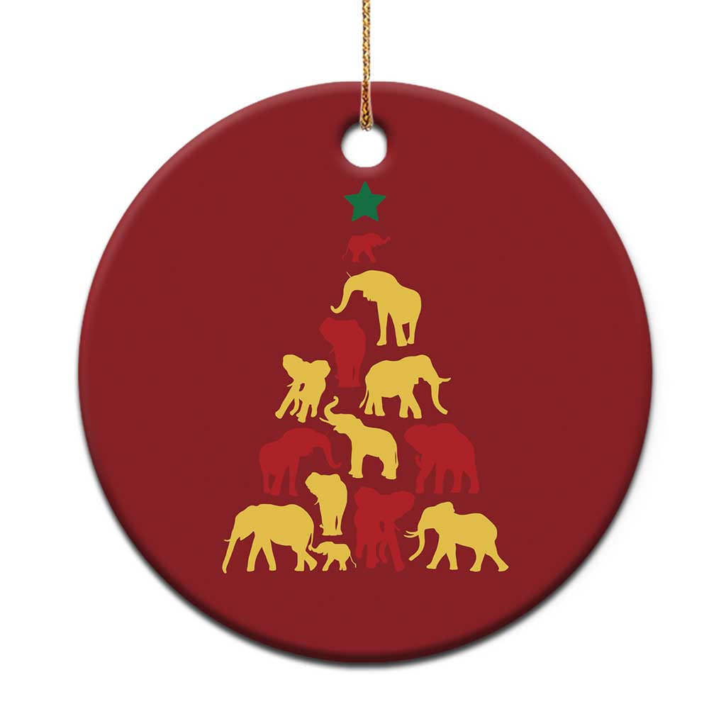 South Africa Elephant Xmas Tree Christmas Ornament Safari Animals Xmas TS02