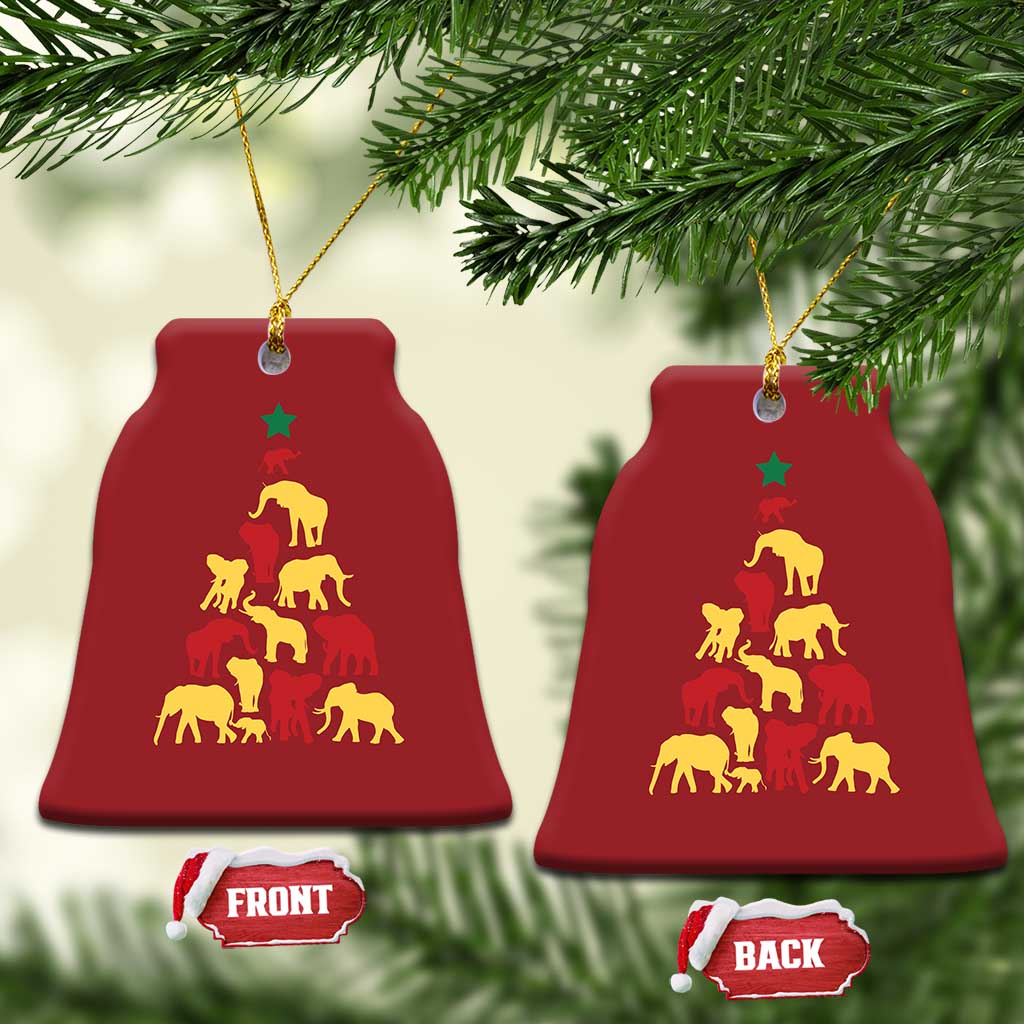 South Africa Elephant Xmas Tree Christmas Ornament Safari Animals Xmas TS02