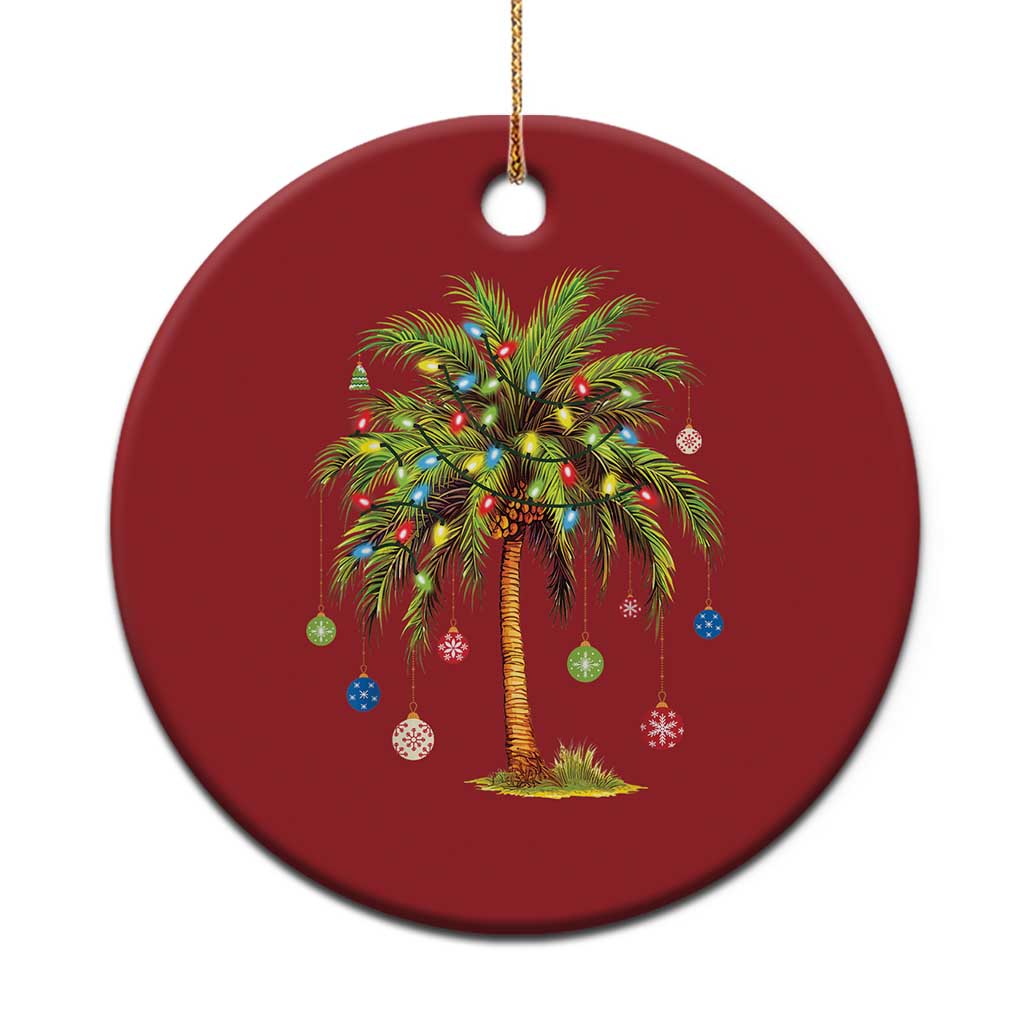 Xmas Palm Tree Lights Christmas Ornament Tropical Hawaiian Holidays TS02