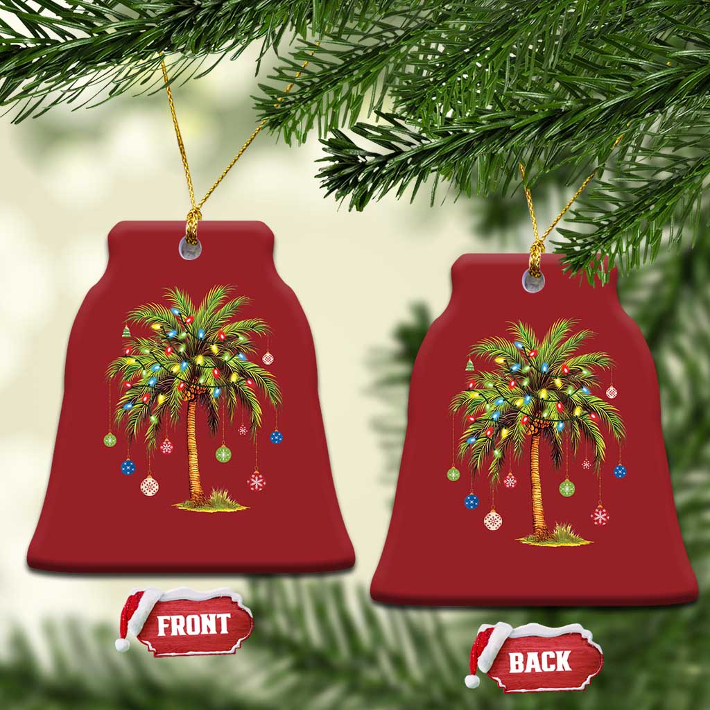 Xmas Palm Tree Lights Christmas Ornament Tropical Hawaiian Holidays TS02