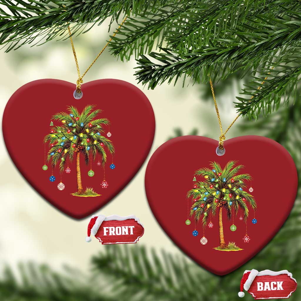 Xmas Palm Tree Lights Christmas Ornament Tropical Hawaiian Holidays TS02