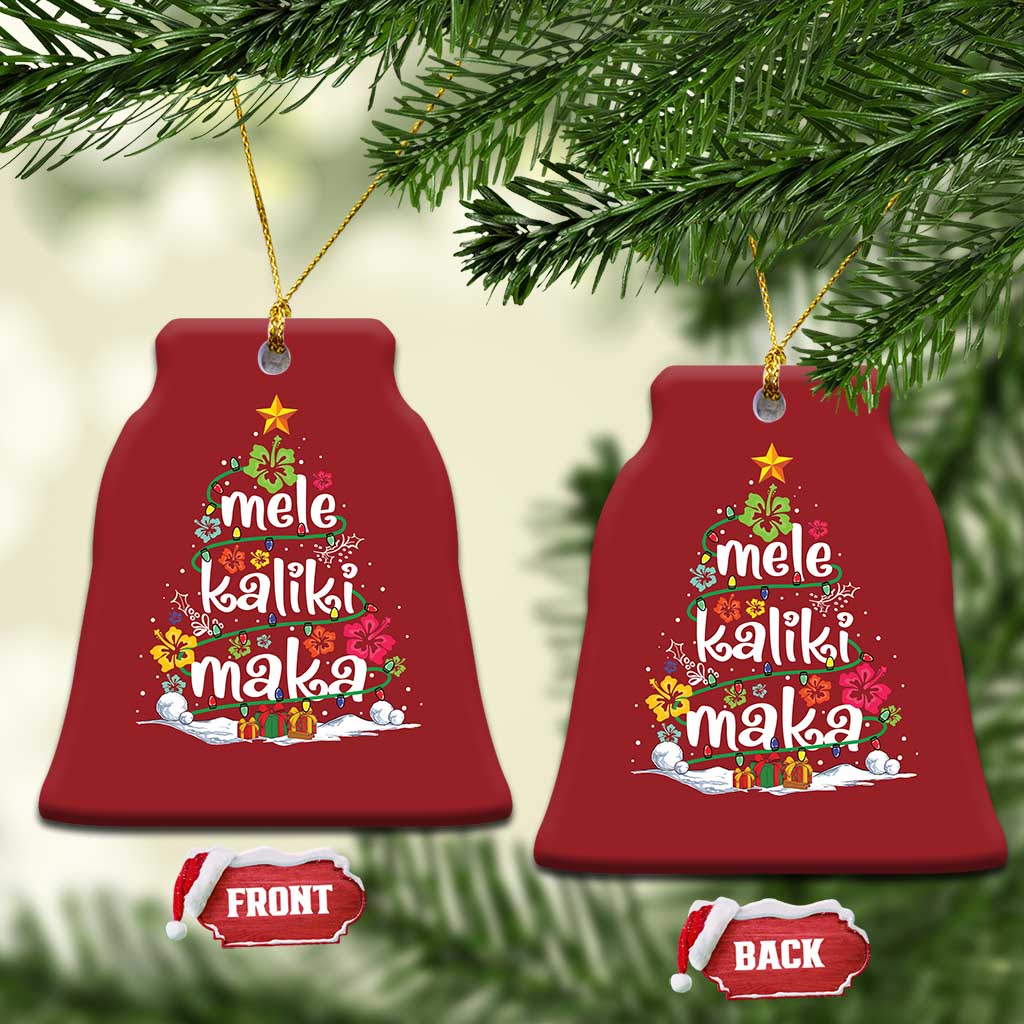 Tropical Hawaiian Xmas Christmas Ornament Mele Kalikimaka Palm Tree Xmas in Hawaii TS02