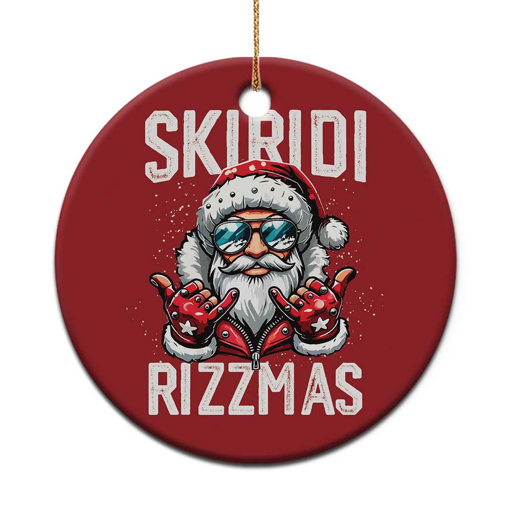Xmas Bruh Christmas Ornament Green Xmas Santa Hat Festive Vibe TS02