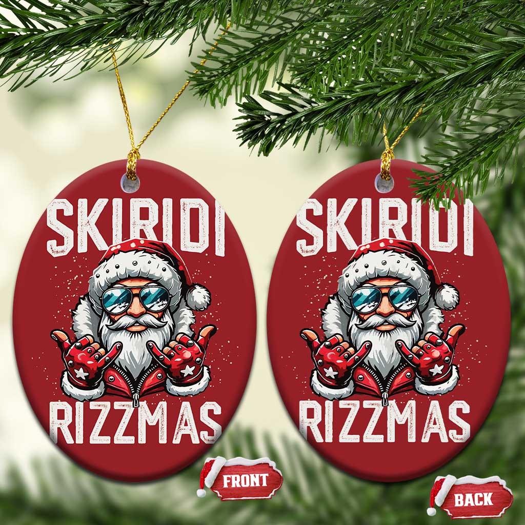 Xmas Bruh Christmas Ornament Green Xmas Santa Hat Festive Vibe TS02