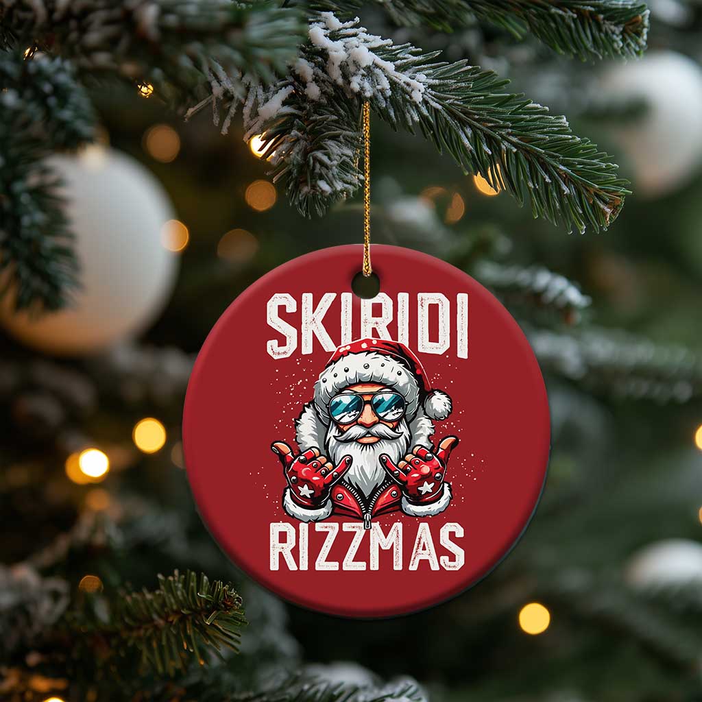 Xmas Bruh Christmas Ornament Green Xmas Santa Hat Festive Vibe TS02