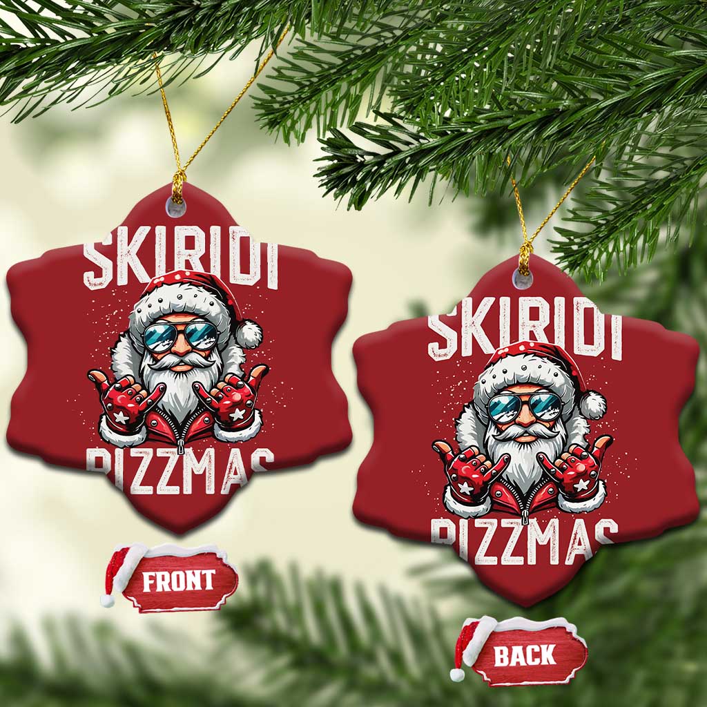 Xmas Bruh Christmas Ornament Green Xmas Santa Hat Festive Vibe TS02