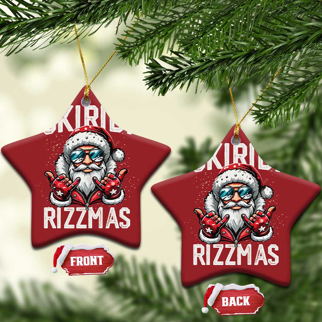Xmas Bruh Christmas Ornament Green Xmas Santa Hat Festive Vibe TS02