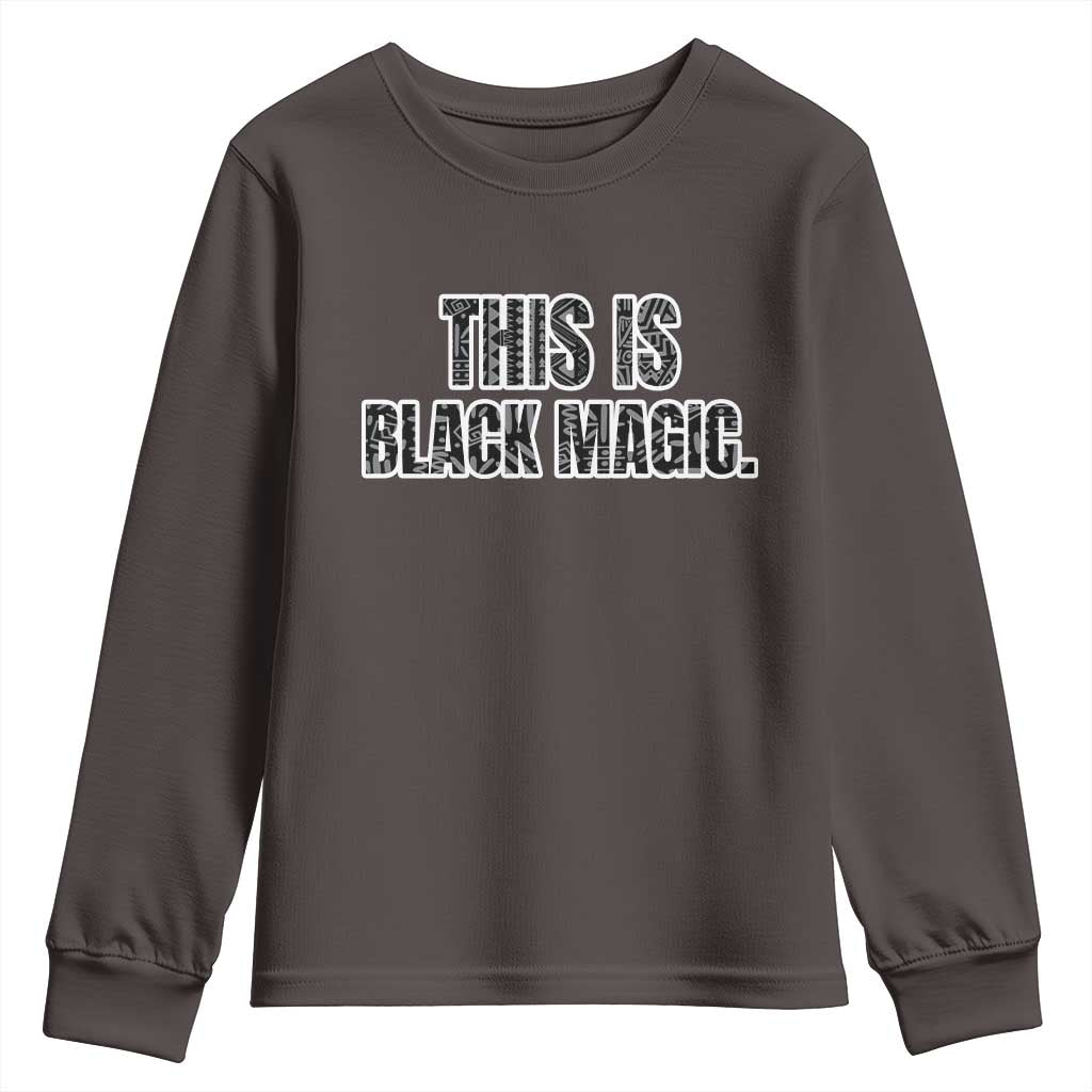 This is Black Magic Youth Sweatshirt TS02