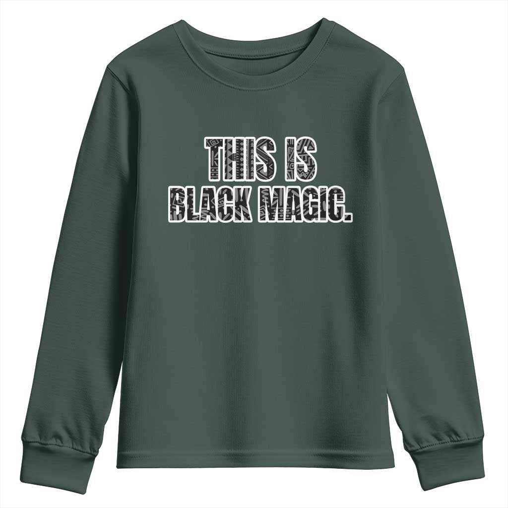 This is Black Magic Youth Sweatshirt TS02