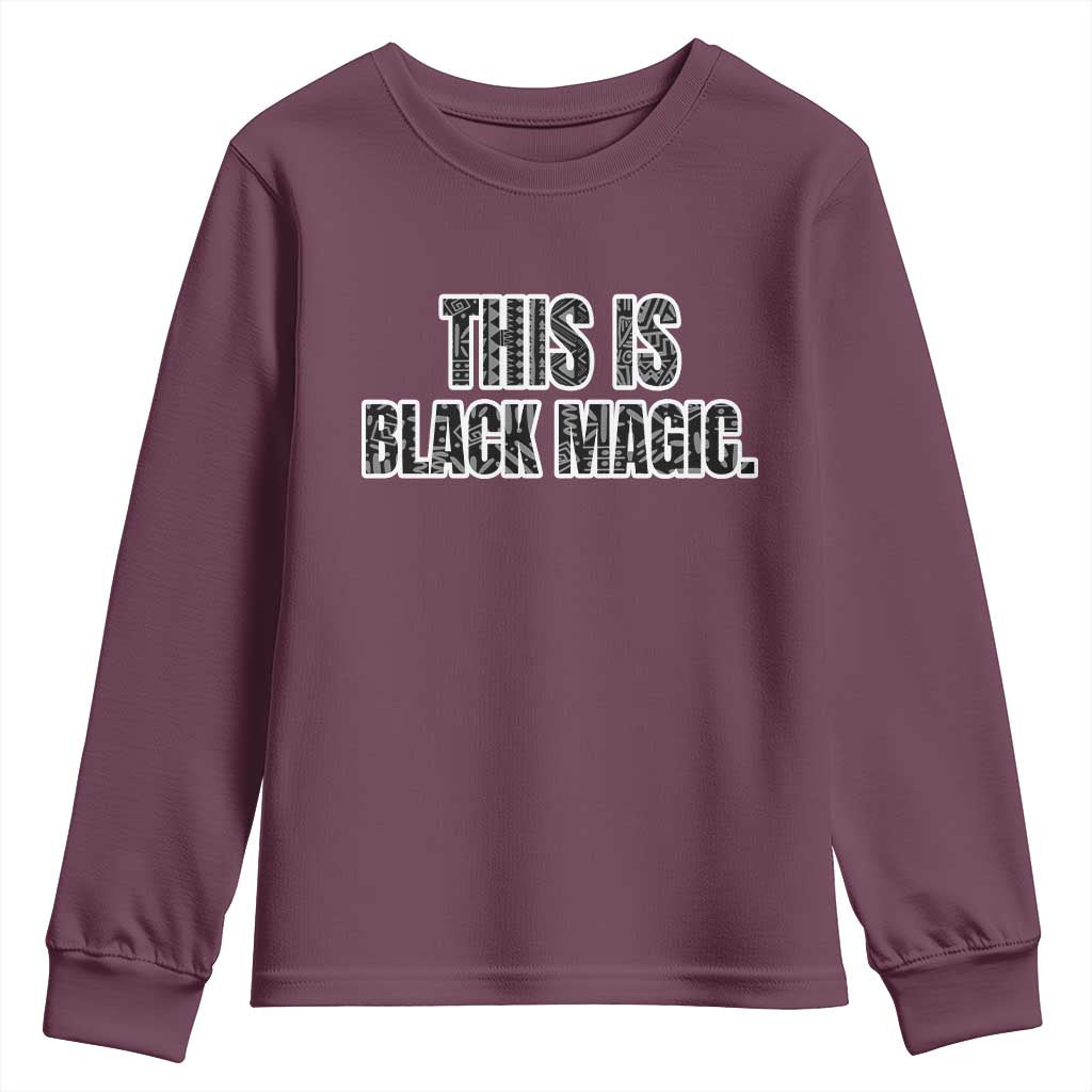 This is Black Magic Youth Sweatshirt TS02
