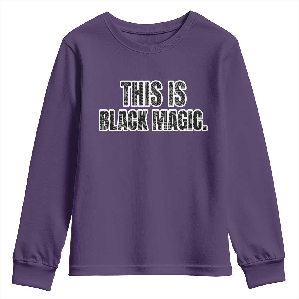 This is Black Magic Youth Sweatshirt TS02