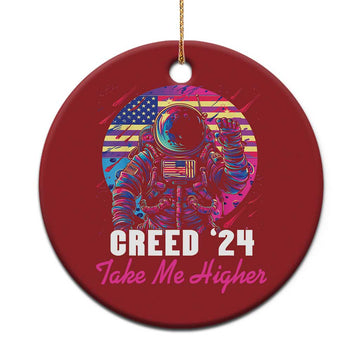 Creed '24 Take Me Higher Christmas Ornament American Astronaut Election 2024 TS02