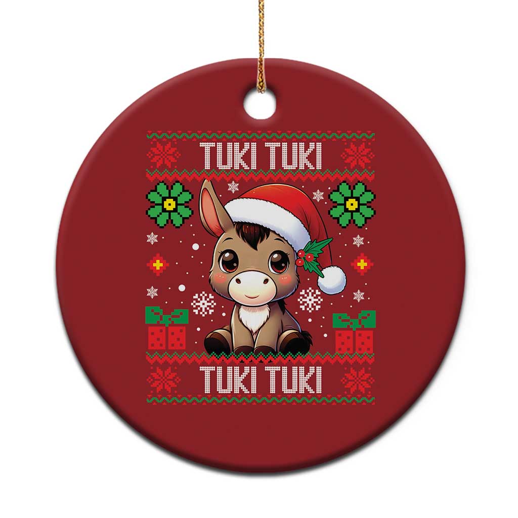 Latin American Xmas Christmas Ornament Mi Burrito Mexican Donkey Latino Ugly Christmas TS02