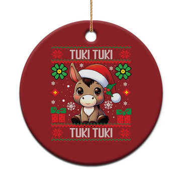 Latin American Xmas Christmas Ornament Mi Burrito Mexican Donkey Latino Ugly Christmas TS02