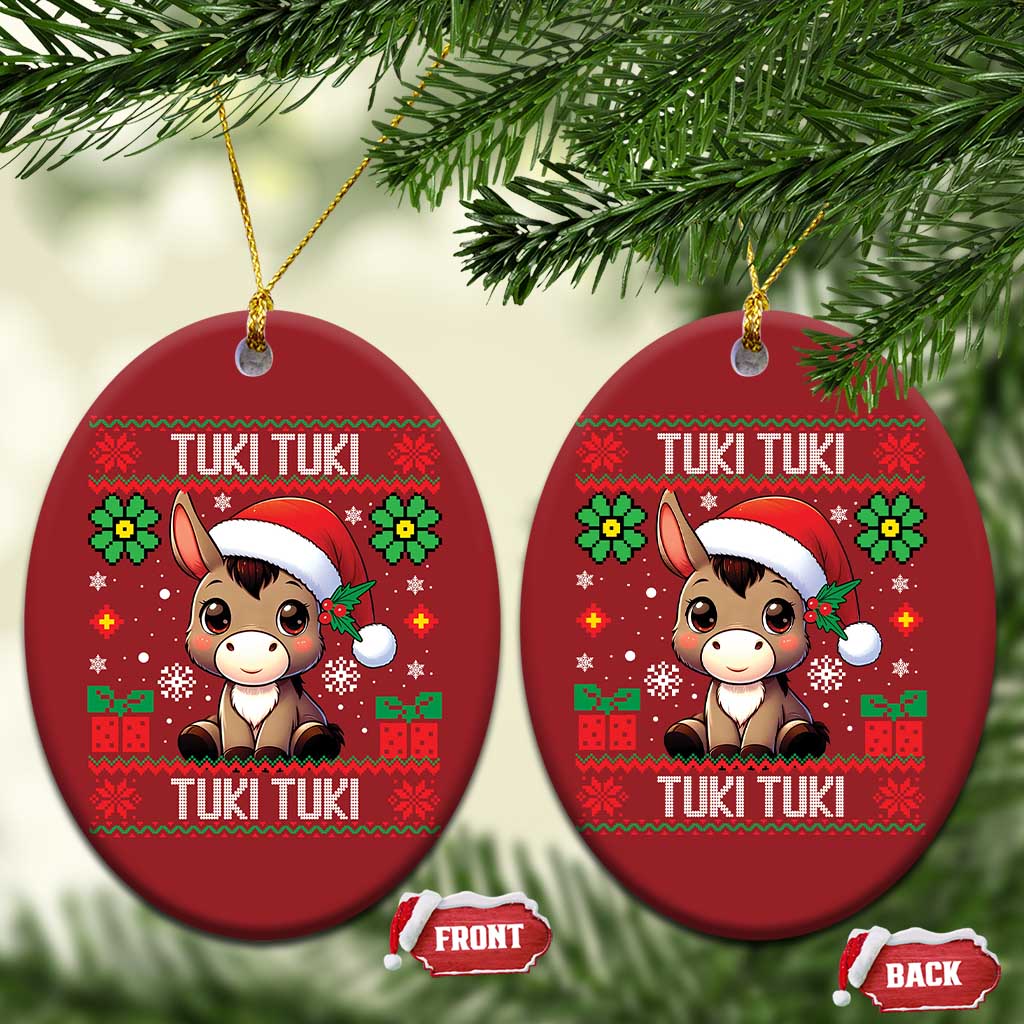 Latin American Xmas Christmas Ornament Mi Burrito Mexican Donkey Latino Ugly Christmas TS02