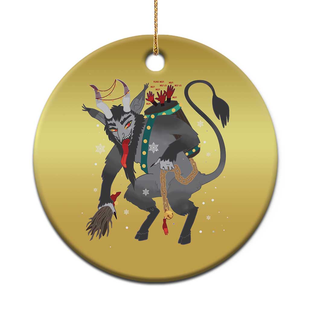 Xmas Merry Krampus Christmas Ornament Naughty Horror Evil Xmas Psychobilly TS02