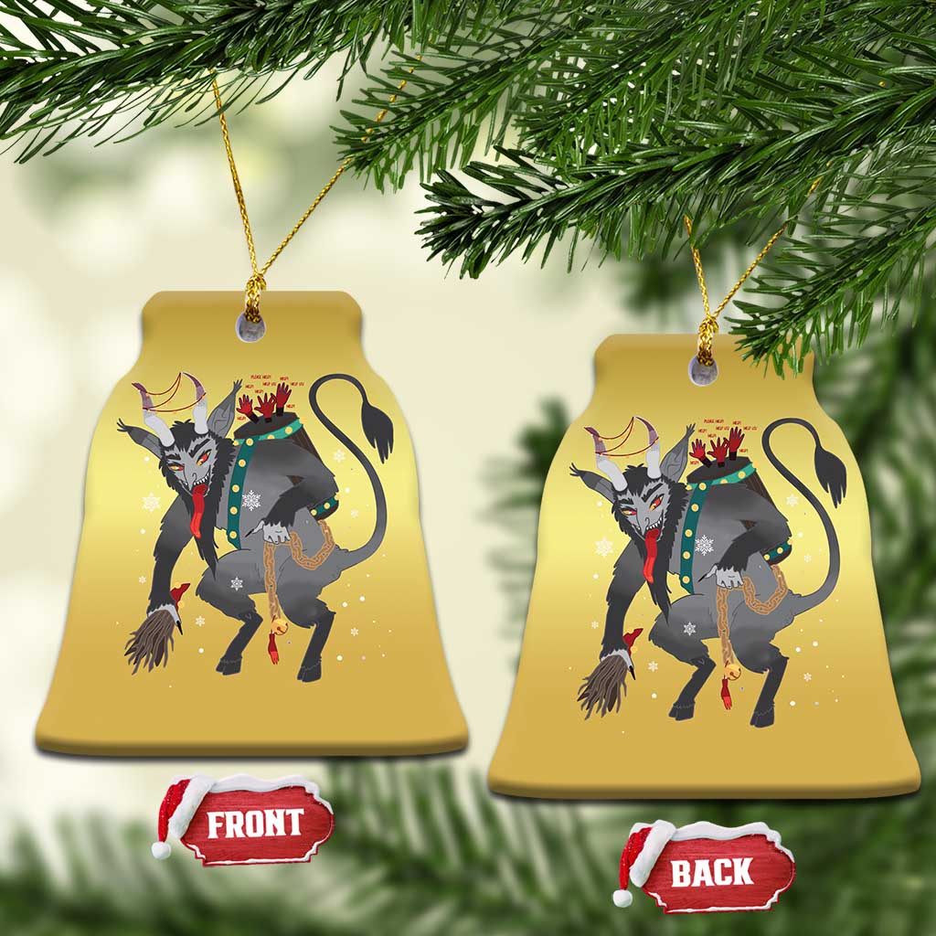 Xmas Merry Krampus Christmas Ornament Naughty Horror Evil Xmas Psychobilly TS02