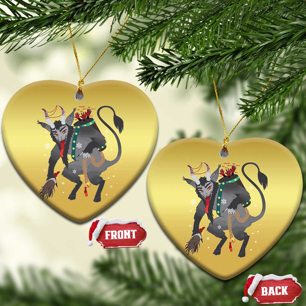 Xmas Merry Krampus Christmas Ornament Naughty Horror Evil Xmas Psychobilly TS02