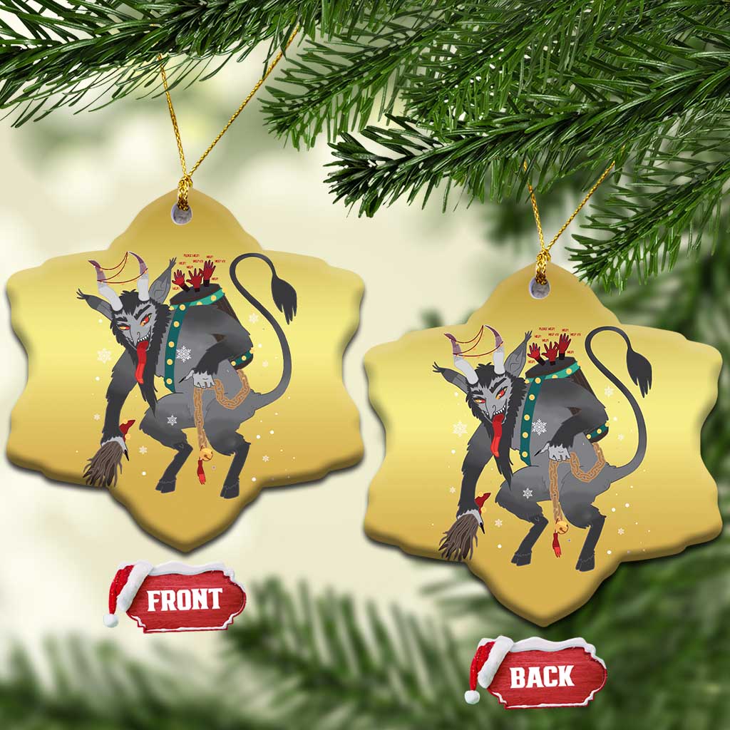 Xmas Merry Krampus Christmas Ornament Naughty Horror Evil Xmas Psychobilly TS02
