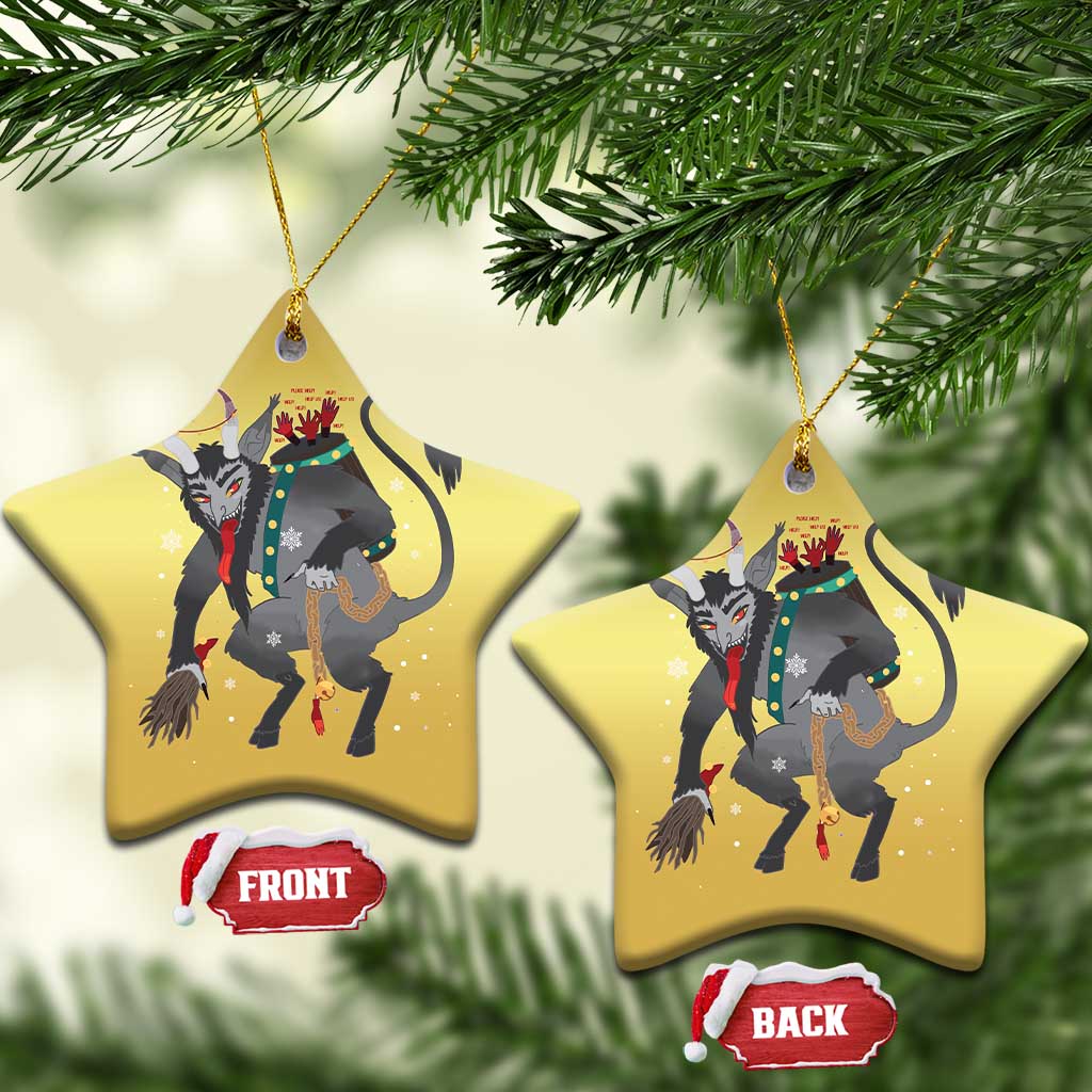 Xmas Merry Krampus Christmas Ornament Naughty Horror Evil Xmas Psychobilly TS02