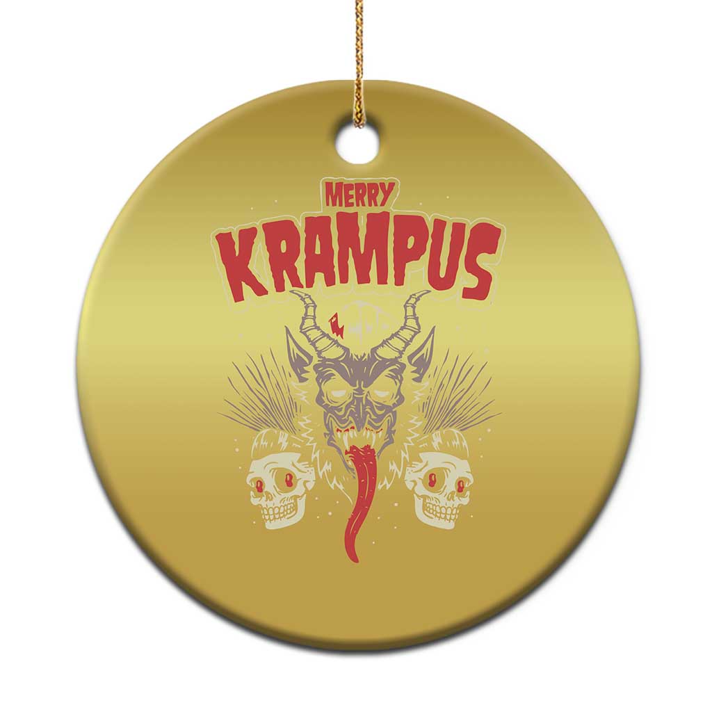 Merry Krampus Xmas Christmas Ornament Naughty Xmas Psychobilly Horror TS02