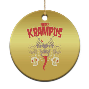 Merry Krampus Xmas Christmas Ornament Naughty Xmas Psychobilly Horror TS02