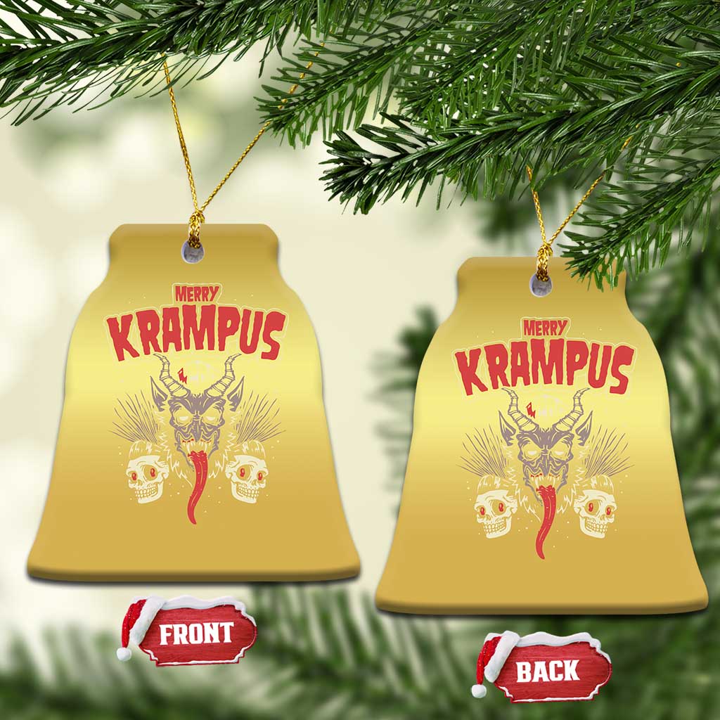 Merry Krampus Xmas Christmas Ornament Naughty Xmas Psychobilly Horror TS02