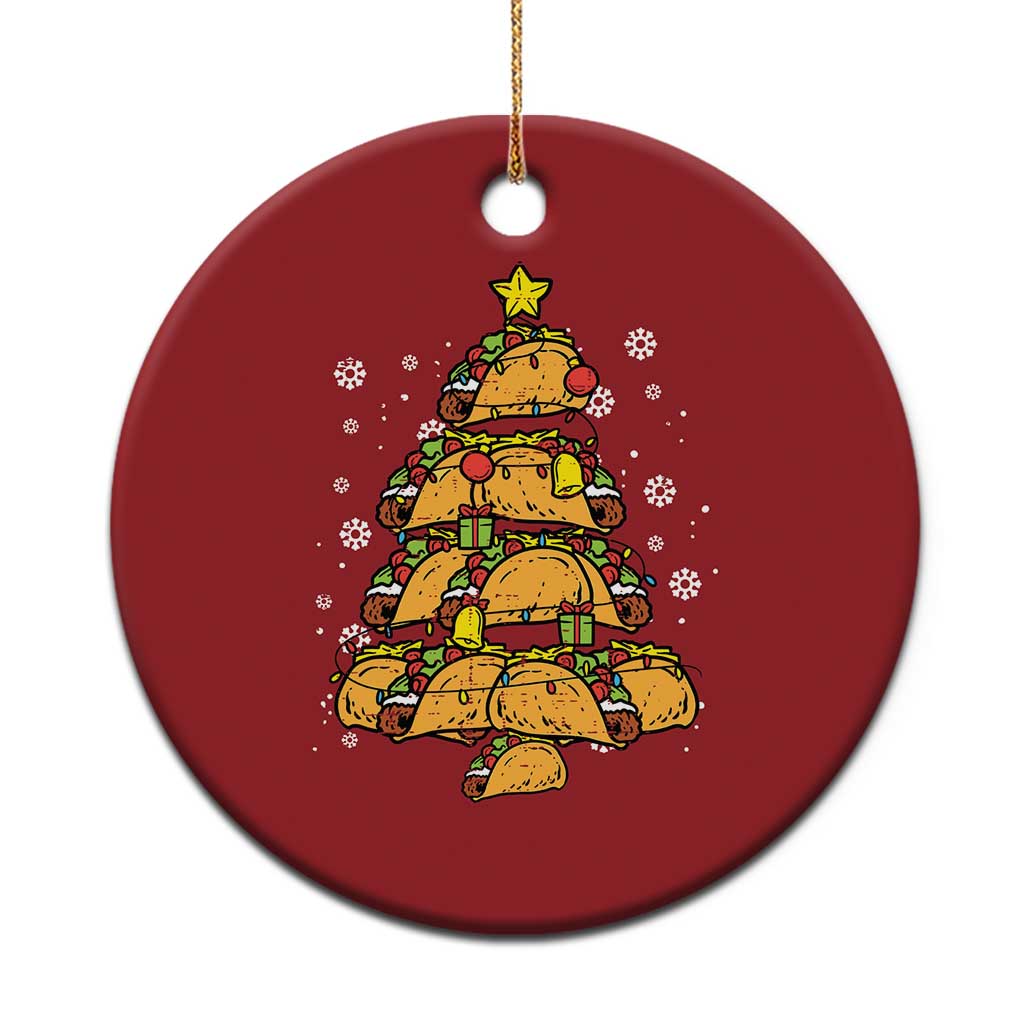Taco Xmas Tree Christmas Ornament Mexican Food Tacos Lover Xmas in Mexico TS02