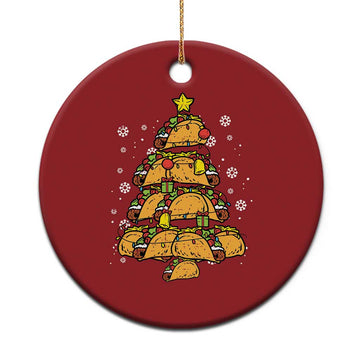 Taco Xmas Tree Christmas Ornament Mexican Food Tacos Lover Xmas in Mexico TS02