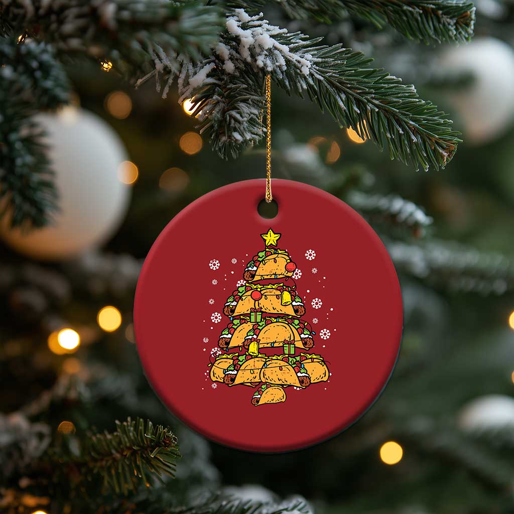 Taco Xmas Tree Christmas Ornament Mexican Food Tacos Lover Xmas in Mexico TS02