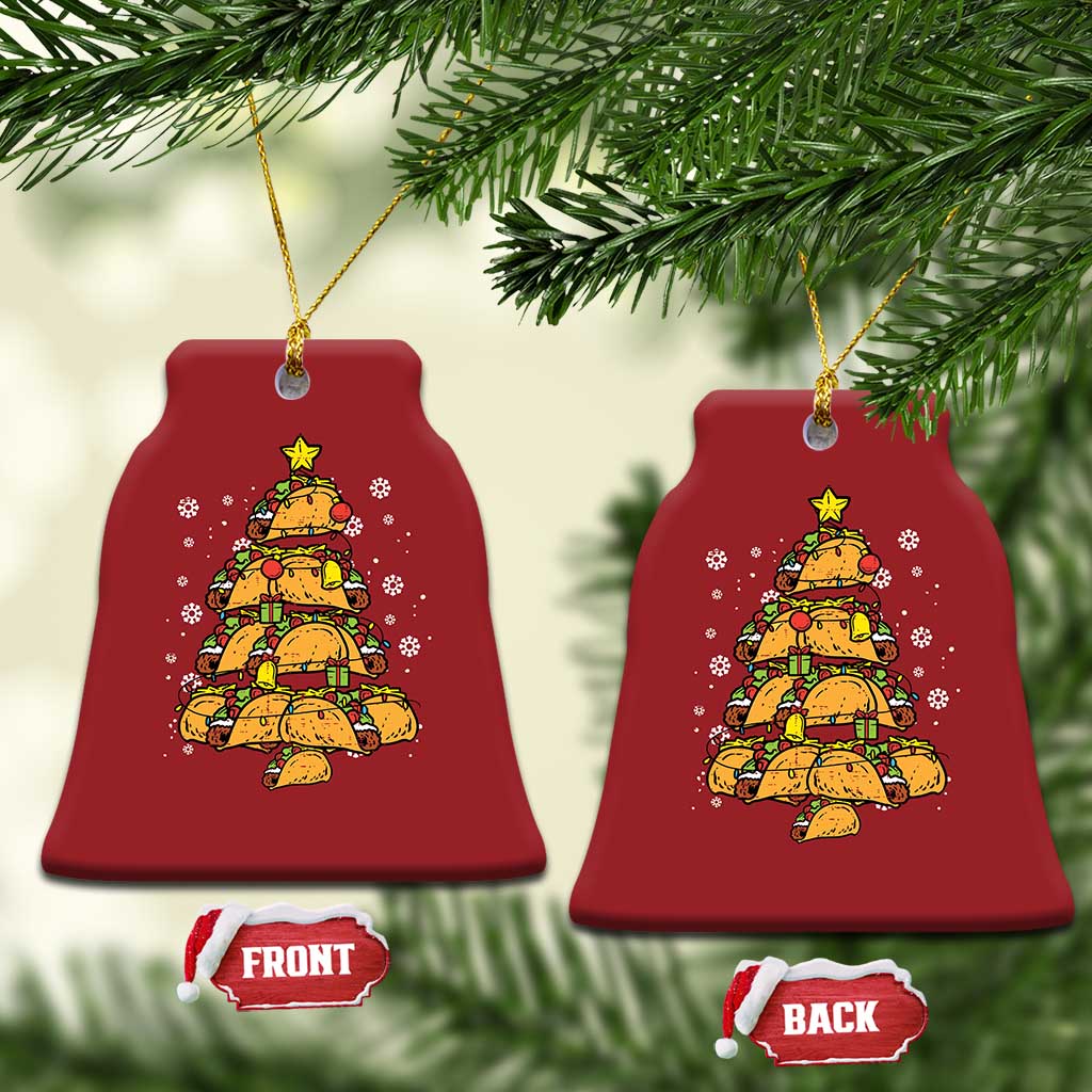 Taco Xmas Tree Christmas Ornament Mexican Food Tacos Lover Xmas in Mexico TS02