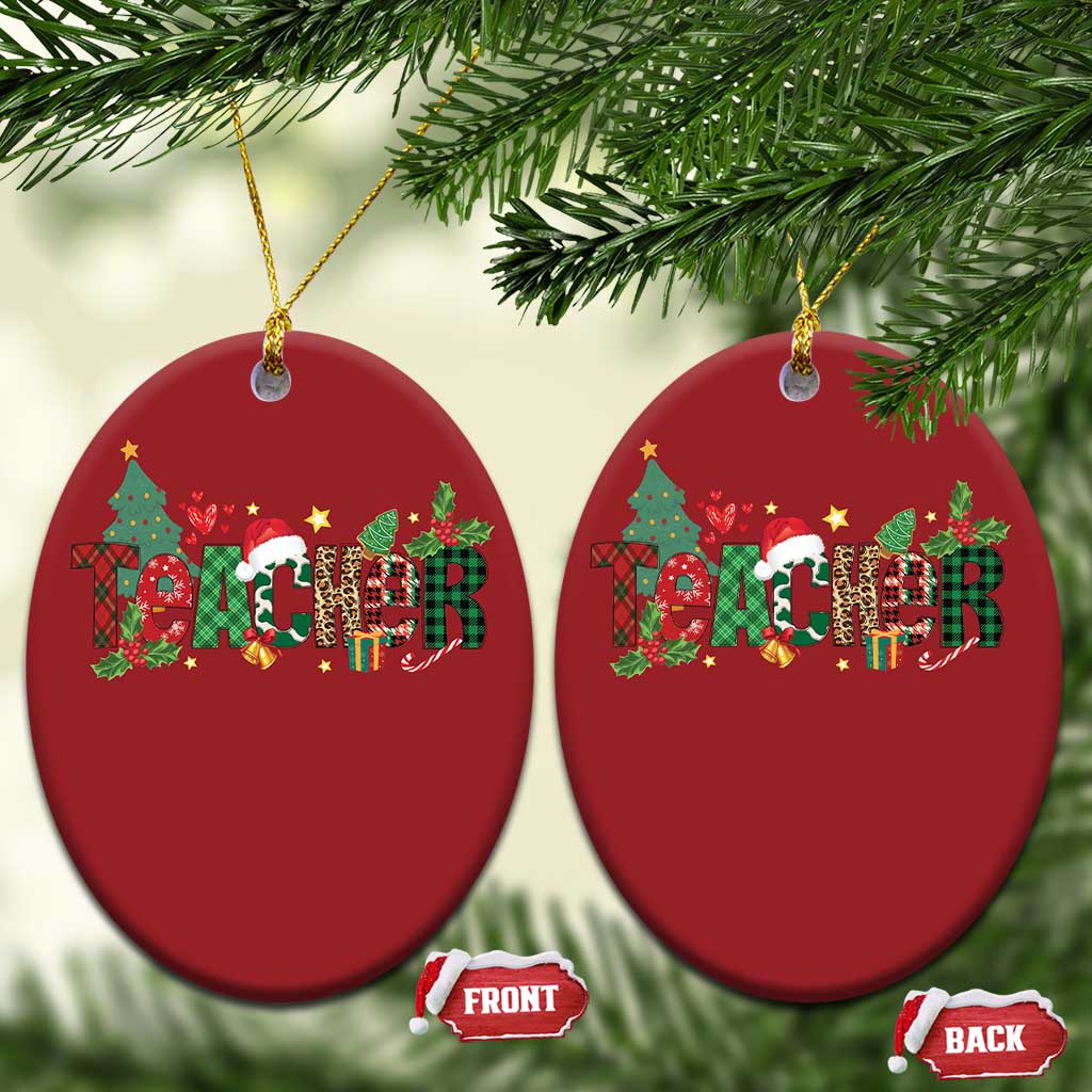 Teacher Xmas Christmas Ornament Merry Xmas Gifts TS02