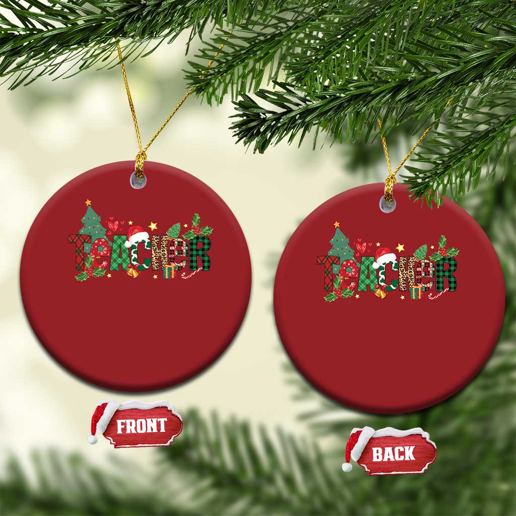 Teacher Xmas Christmas Ornament Merry Xmas Gifts TS02