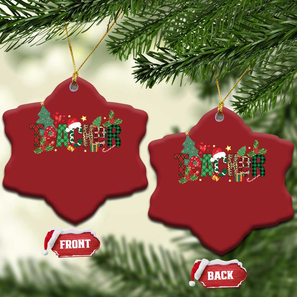 Teacher Xmas Christmas Ornament Merry Xmas Gifts TS02