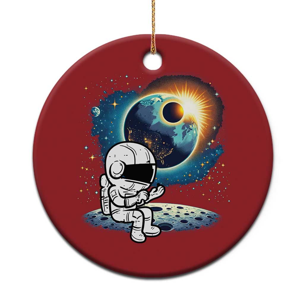 Astronaut Outer Space Christmas Ornament Cute Cartoon Cosmic TS02